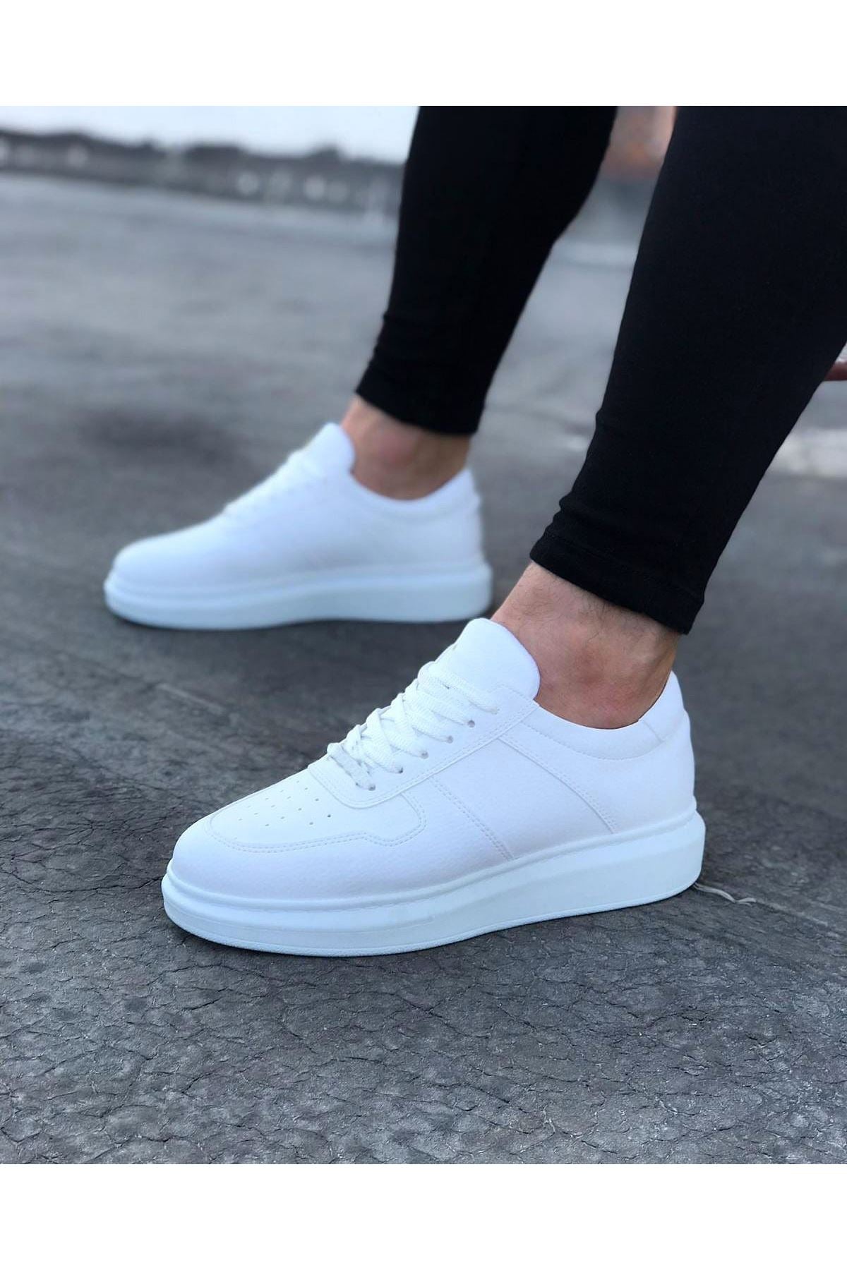 WG011 White Men's Casual Shoes - STREETMODE ™