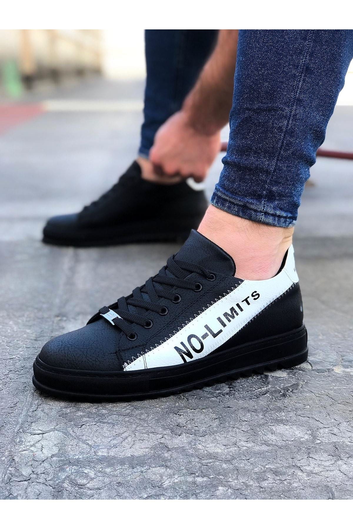 WG027 Coal White No Limit Men Casual Shoes - STREETMODE ™