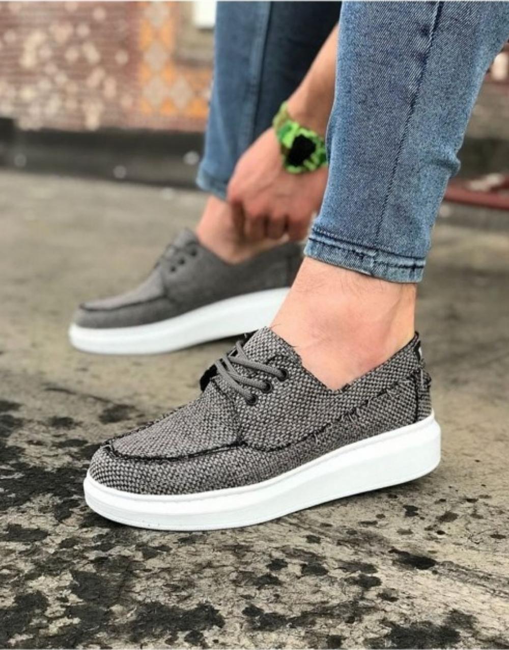 WG503 Gray Men's Casual Shoes - STREETMODE ™