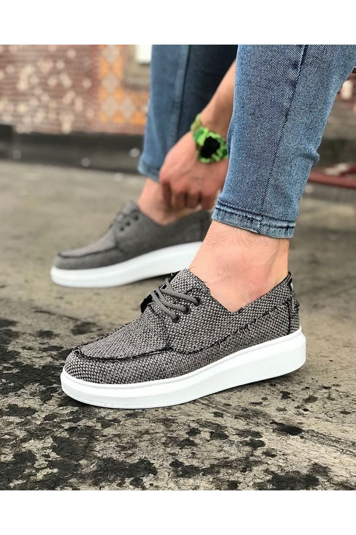 WG503 Gray Men's Casual Shoes - STREETMODE ™