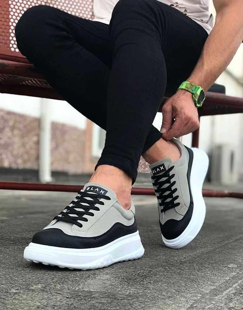 WG507 Black Gray Men's Shoes - STREETMODE ™