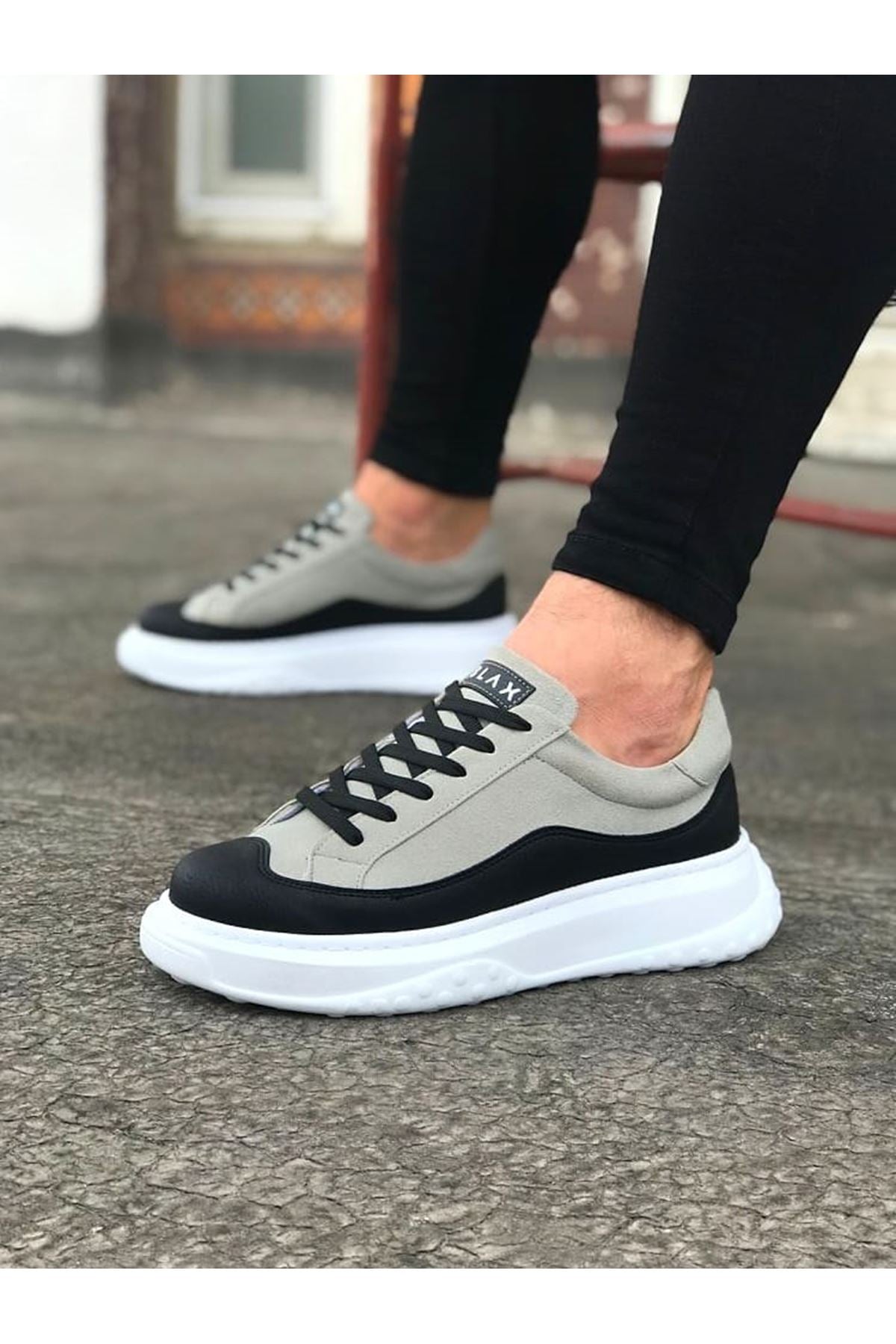 WG507 Black Gray Men's Shoes - STREETMODE ™