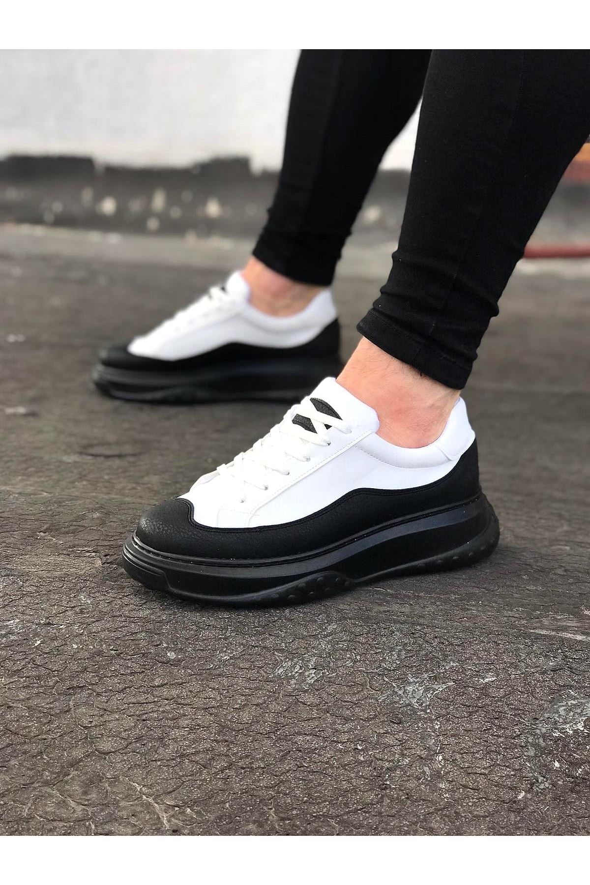 WG507 Charcoal White Men's Shoes - STREETMODE ™
