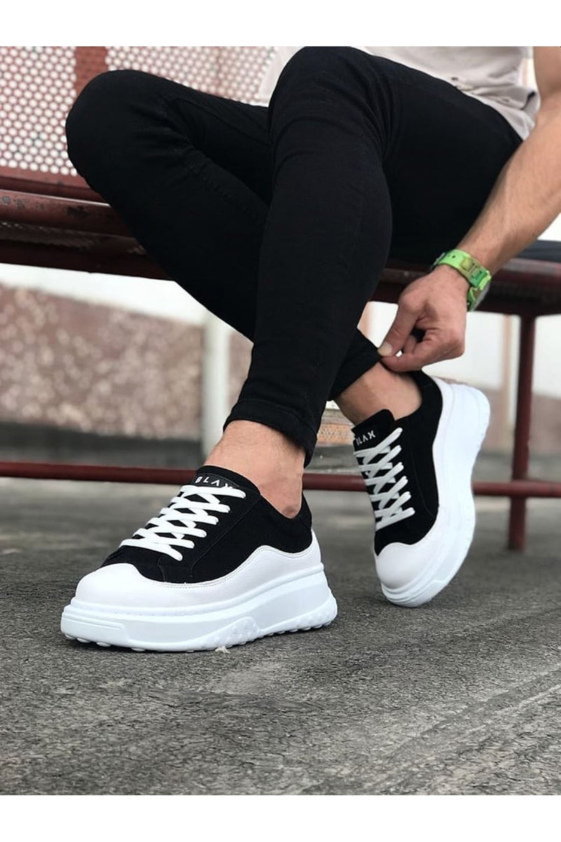 WG507 White Black Men's Shoes - STREETMODE ™