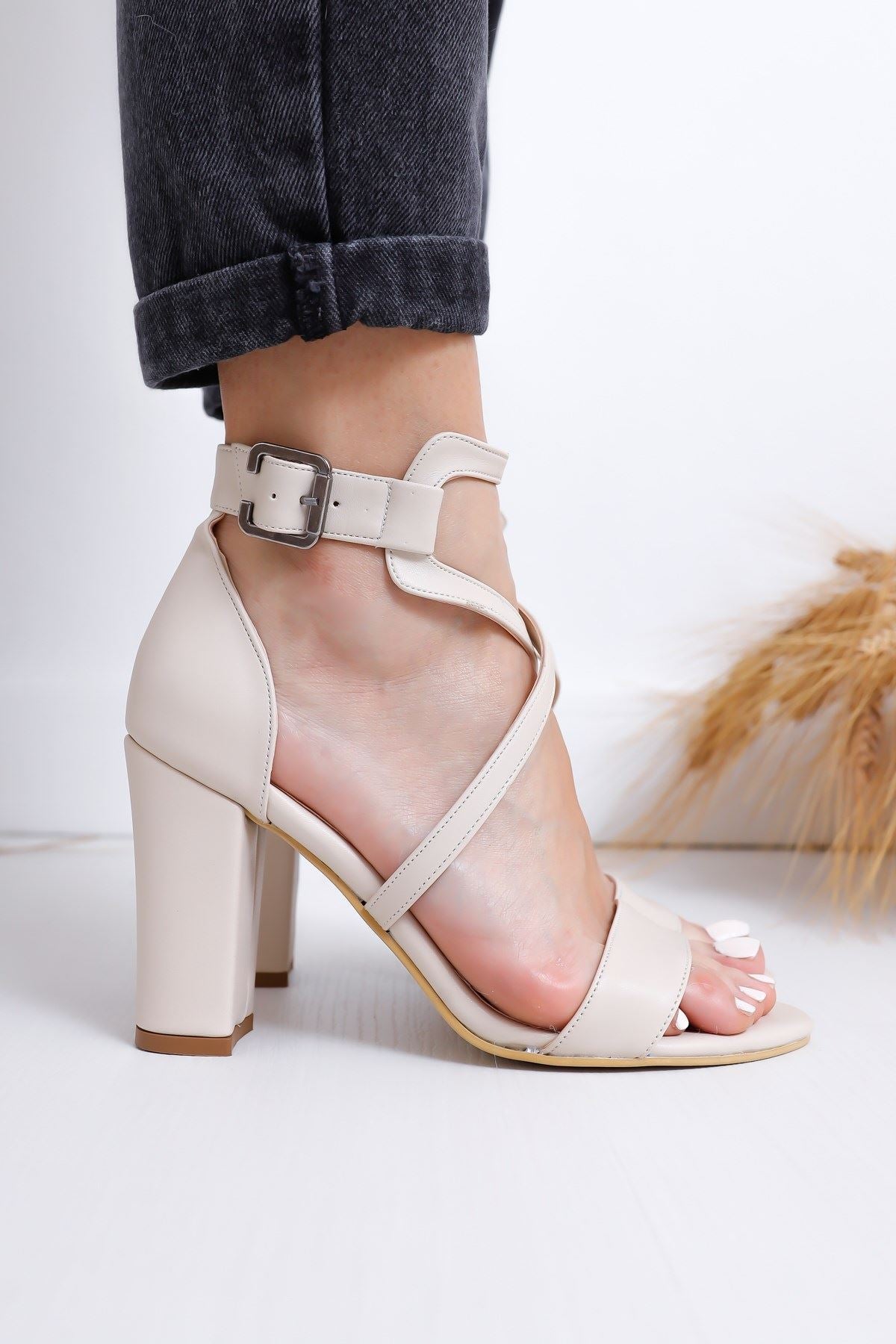 Women's Ansley Heeled Skin Skin Shoes - STREET MODE ™