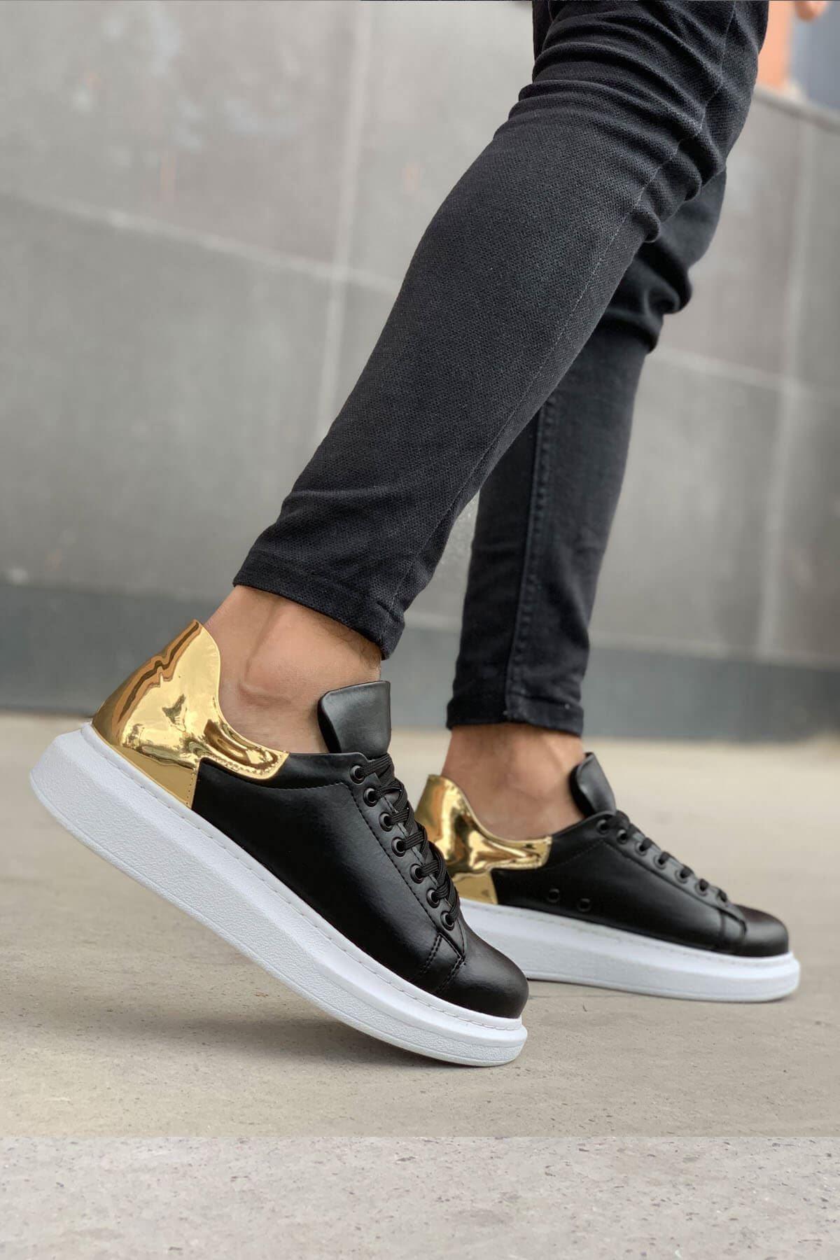CH259 BT Black / Gold Men's Sneakers Shoes - STREET MODE ™