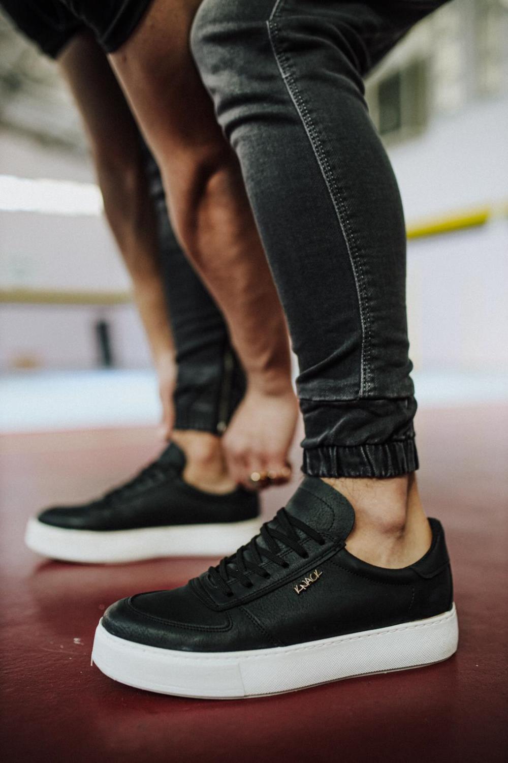 Men's Sneaker Daily Men's Sneaker Shoe 666 Black White - STREET MODE ™