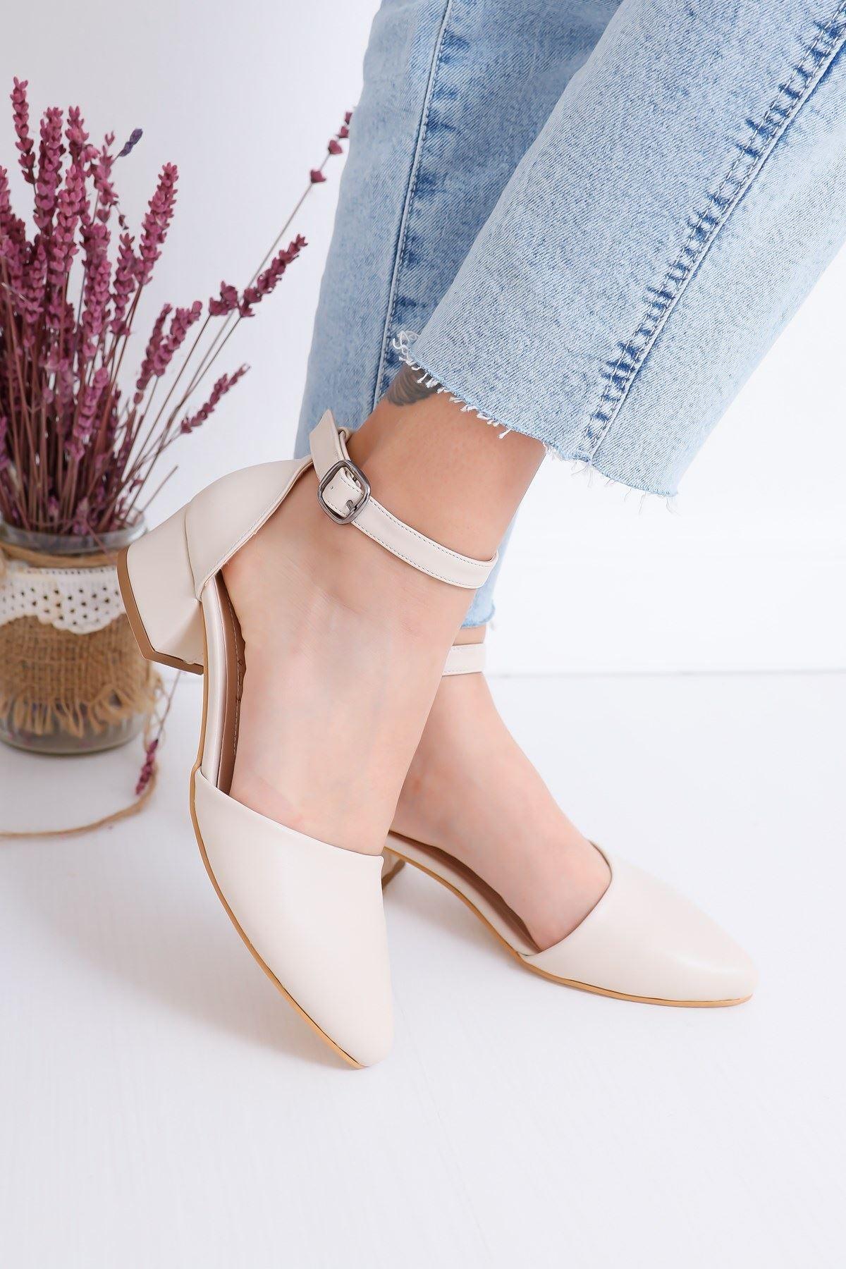Women's Dary Heeled Skin Skin Shoes - STREET MODE ™
