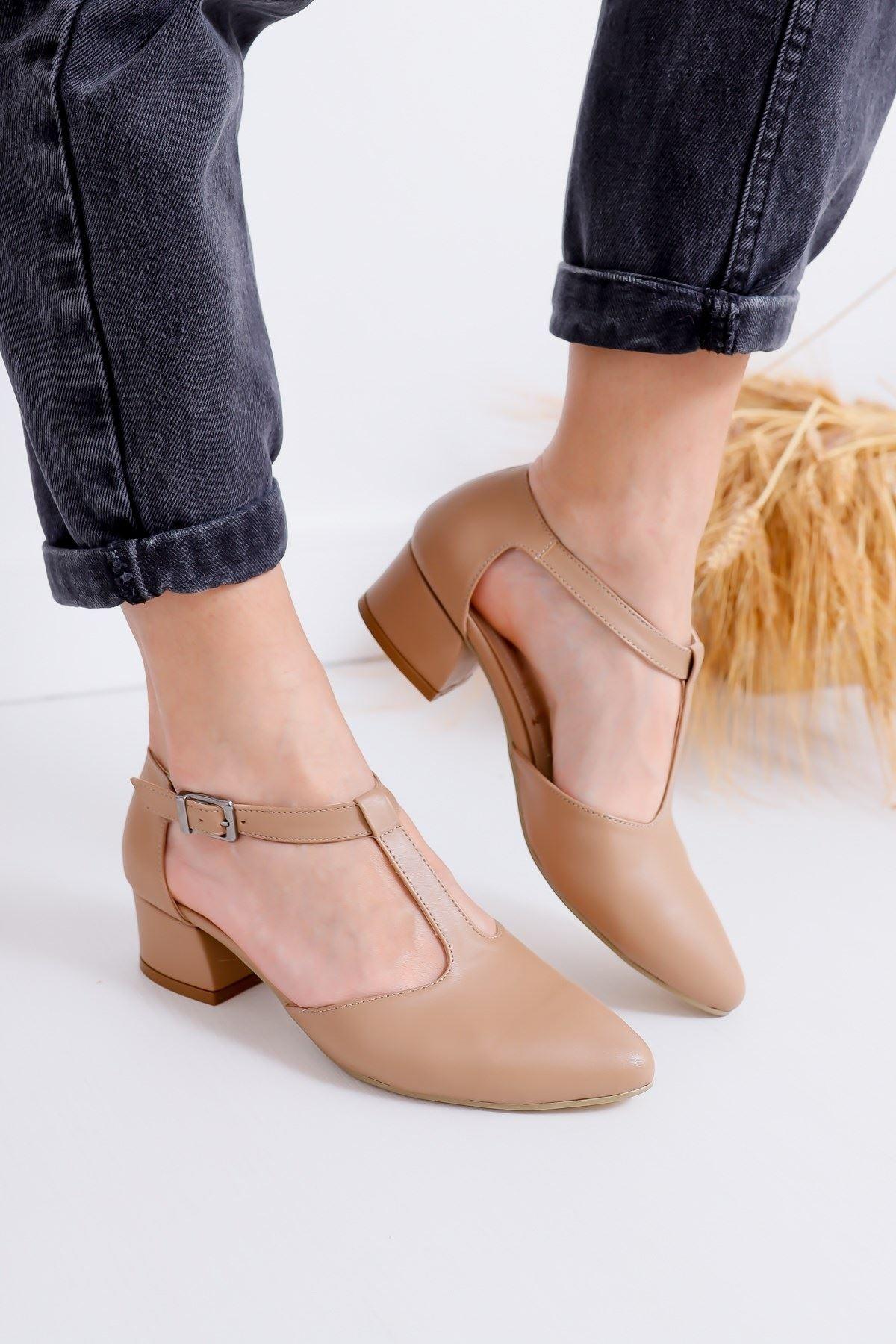 Women's Jane Heels Mink Skin Shoes - STREET MODE ™