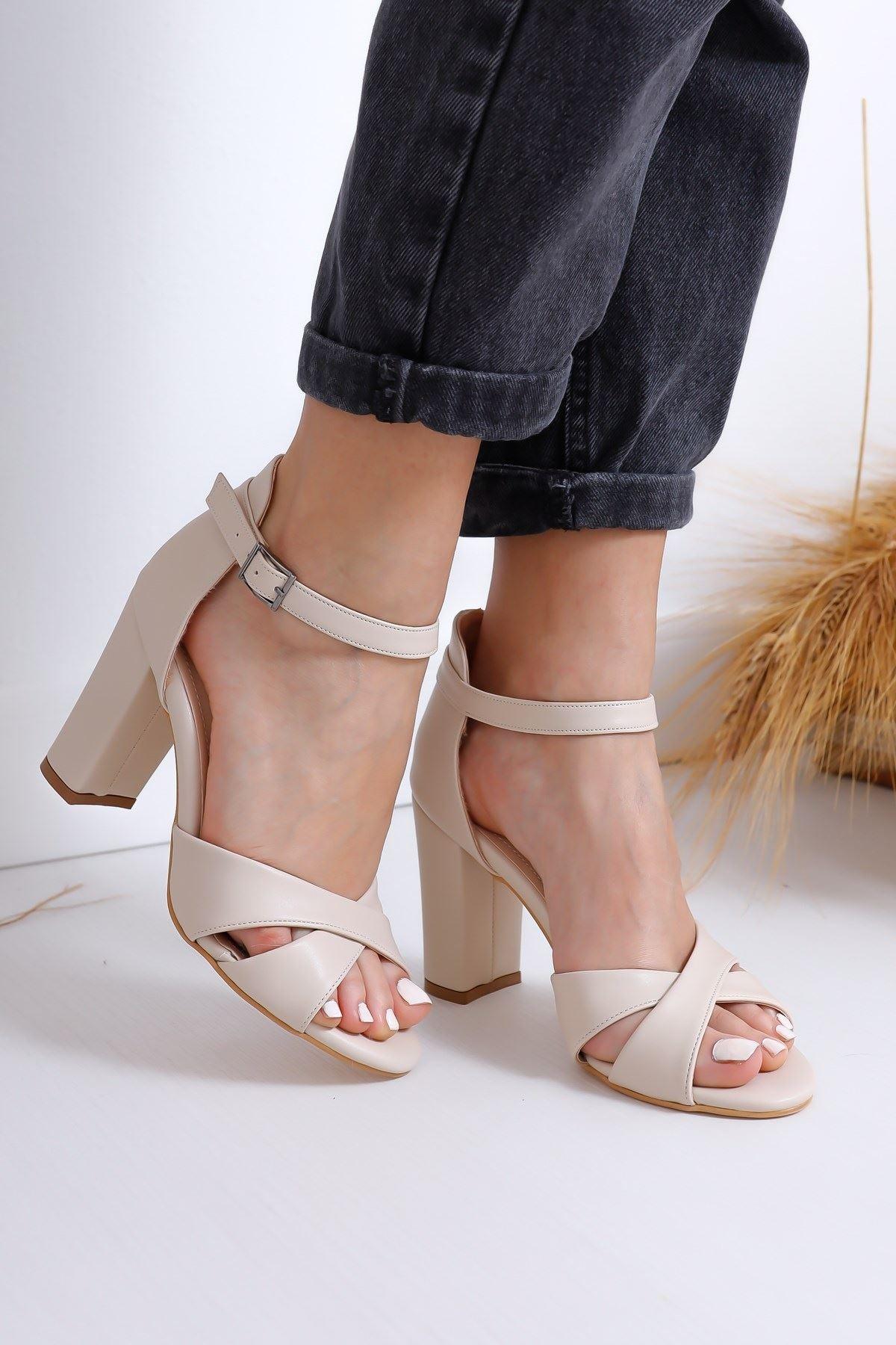 Women's Jany Heeled Skin Skin Shoes - STREET MODE ™