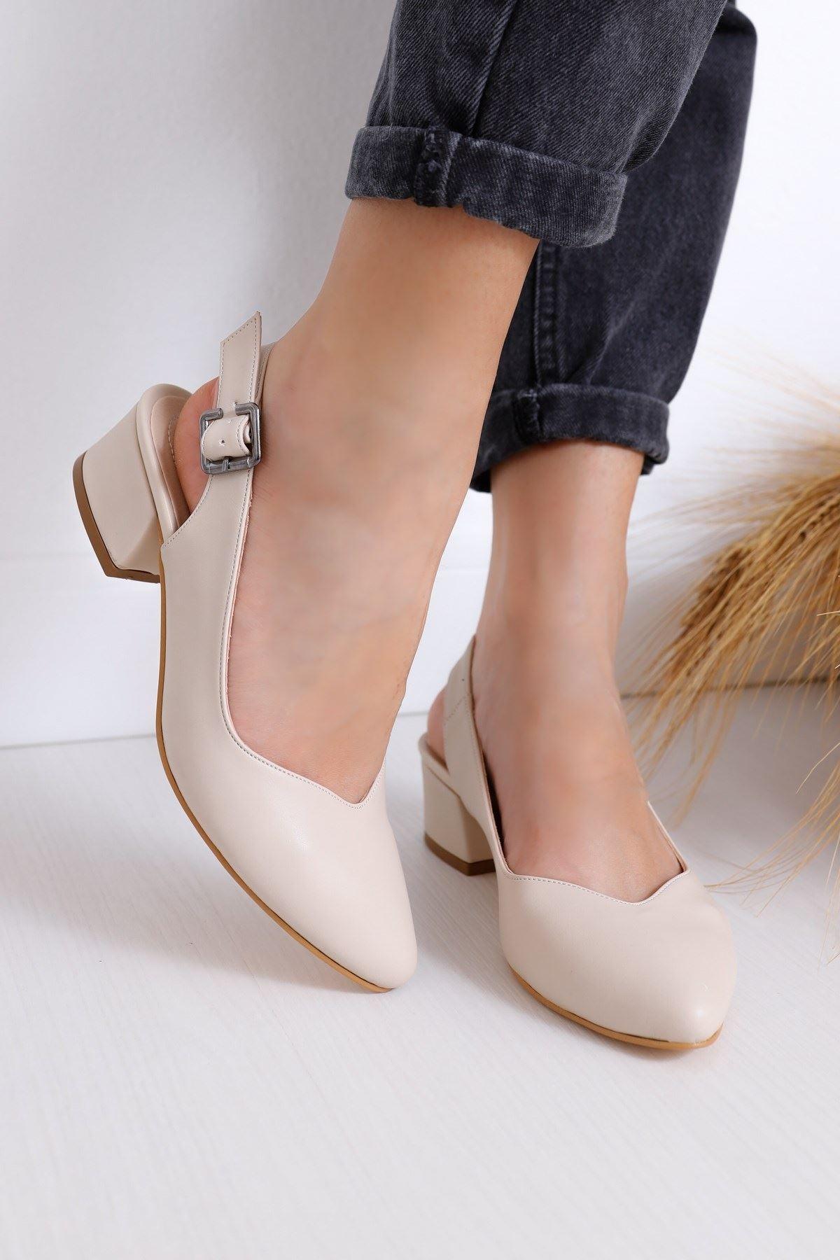 Women's Valentina Heeled Skin Skin Shoes - STREET MODE ™