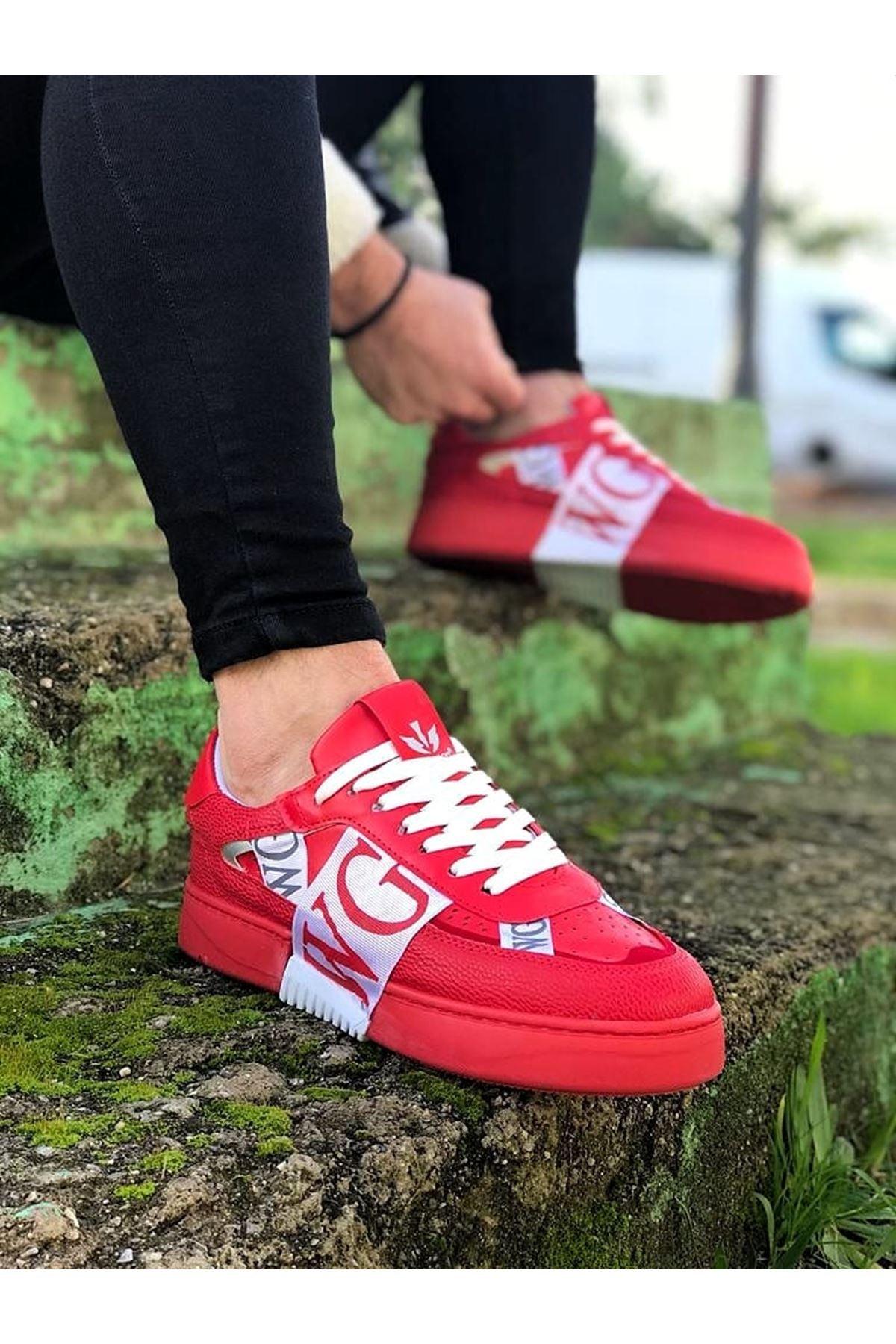 WG202 Red Men's Casual Shoes sneakers - STREET MODE ™