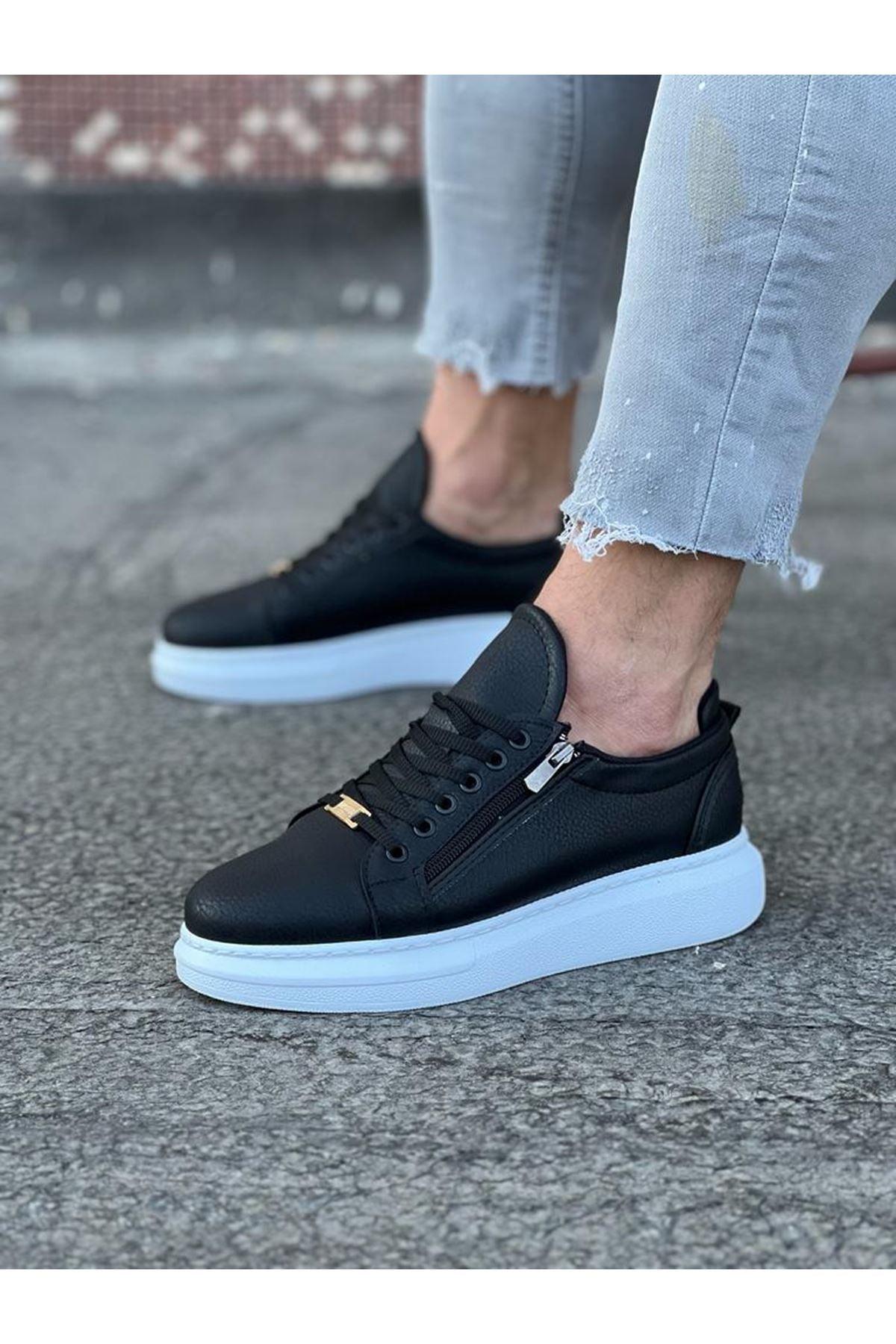 WG504 Black Men's Casual Shoes sneakers - STREET MODE ™