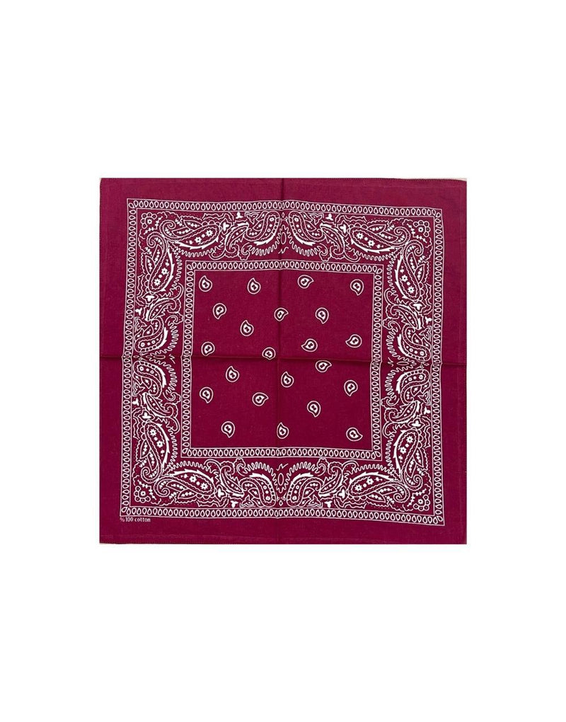 2 Pac Premium Bandana Claret Red - STREETMODE ™