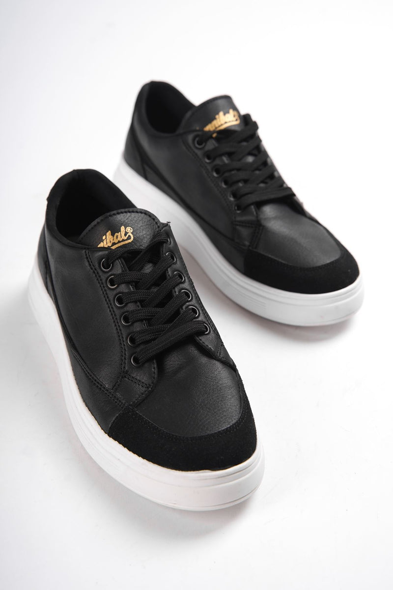 Men's Alhena Black Sneaker Shoes - STREET MODE ™