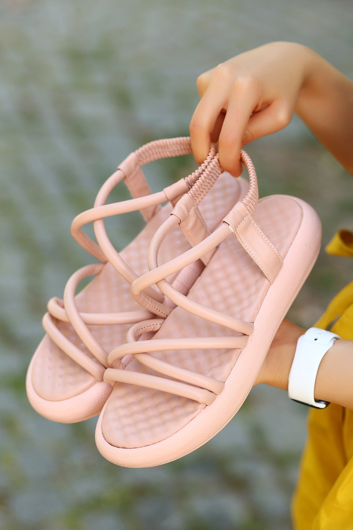 Women's Arfi Powder Skin Sandals - STREETMODE ™
