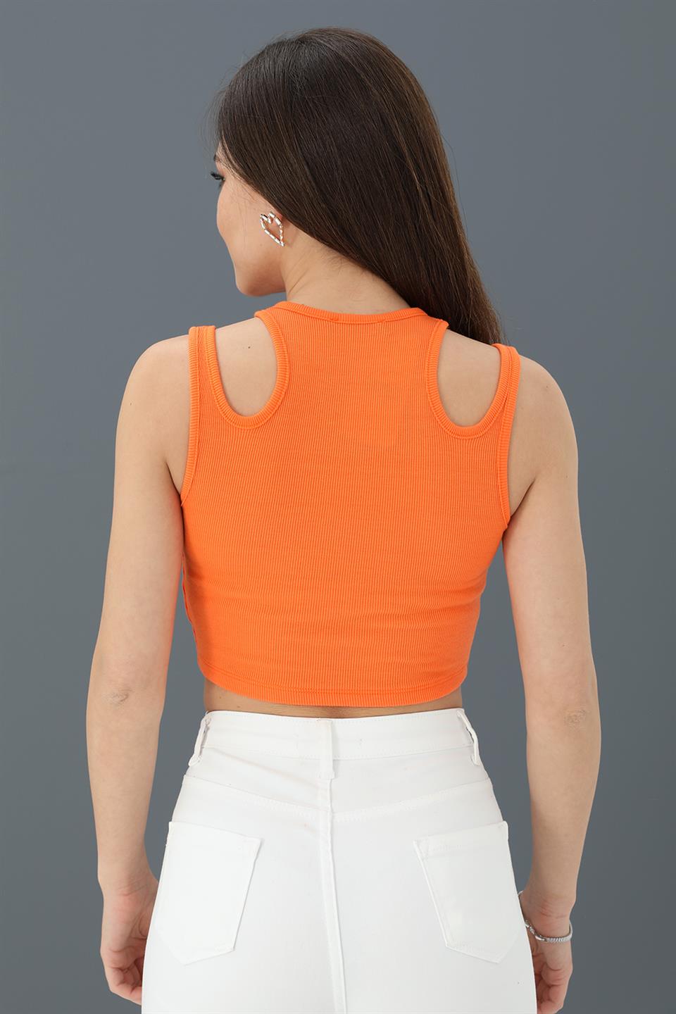 Women's Athlete Double Strap Camisole - Orange - STREET MODE ™