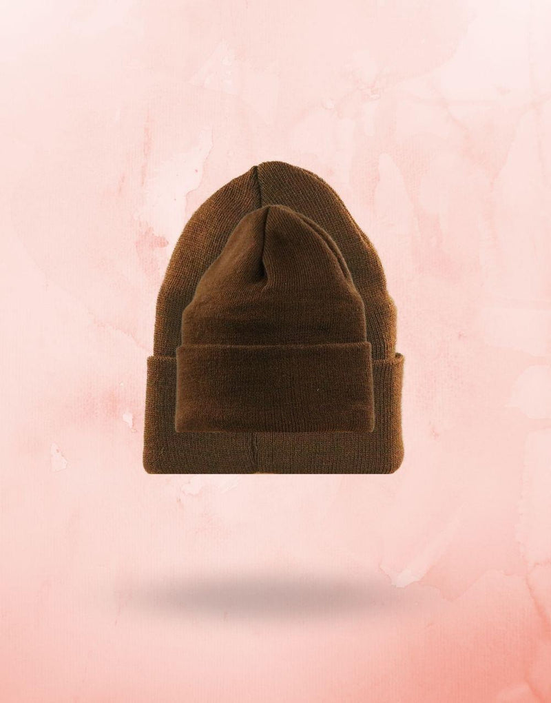 Basic Folded Daily Beret Brown - STREETMODE ™