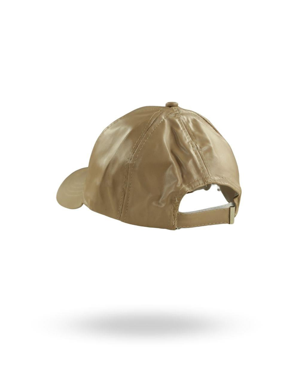 Basic Leather Covered Street Style Hat Bronze - STREETMODE ™