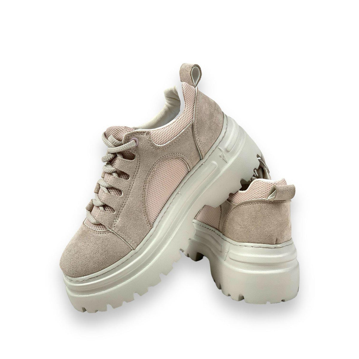 Women's Zalt Tensuede Comfort Sole Mesh Summer Daily Walking Sports Sneaker 6 CM - STREETMODE ™