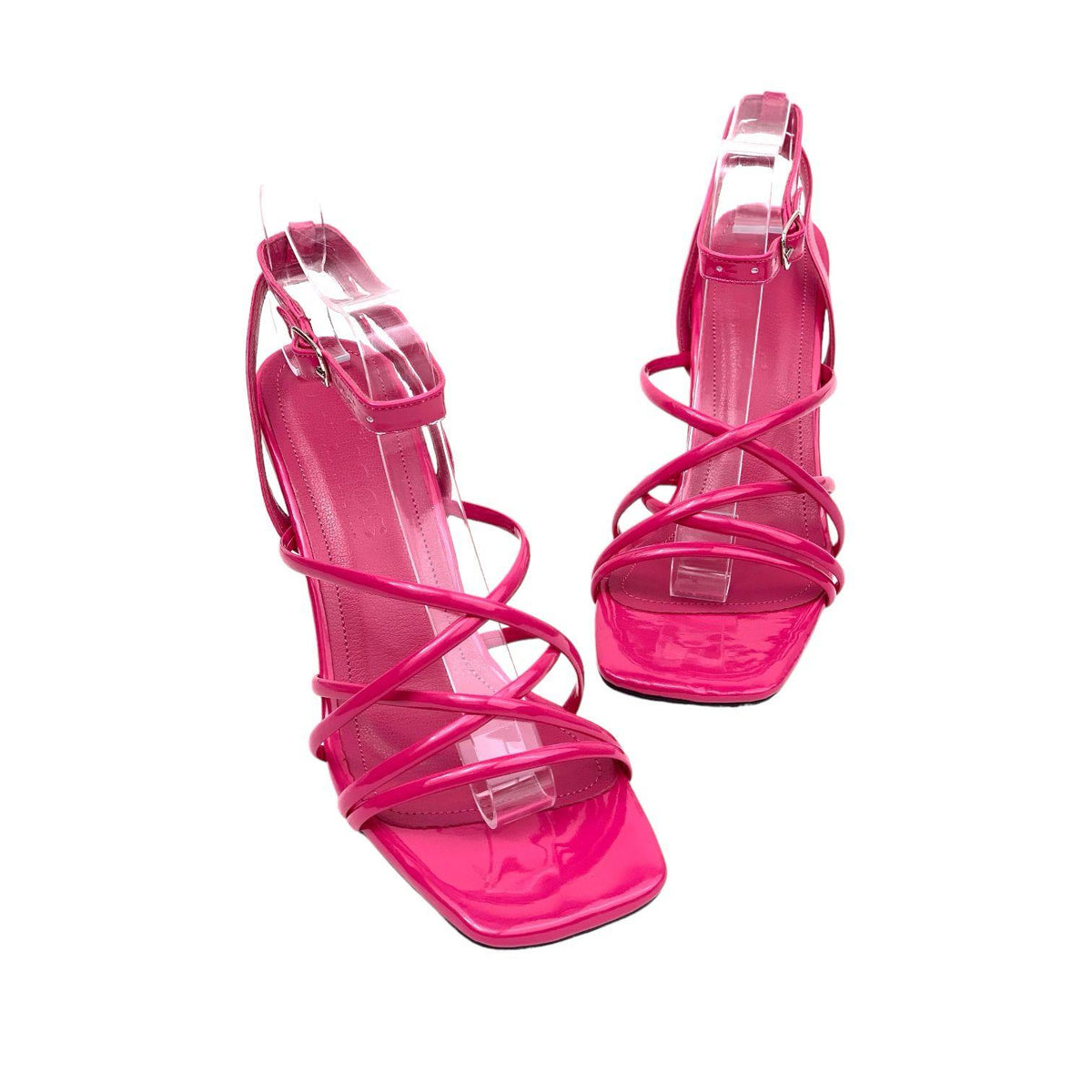 Women's Zard Fuchsia Thin Heel Lacing Shoes - STREETMODE ™