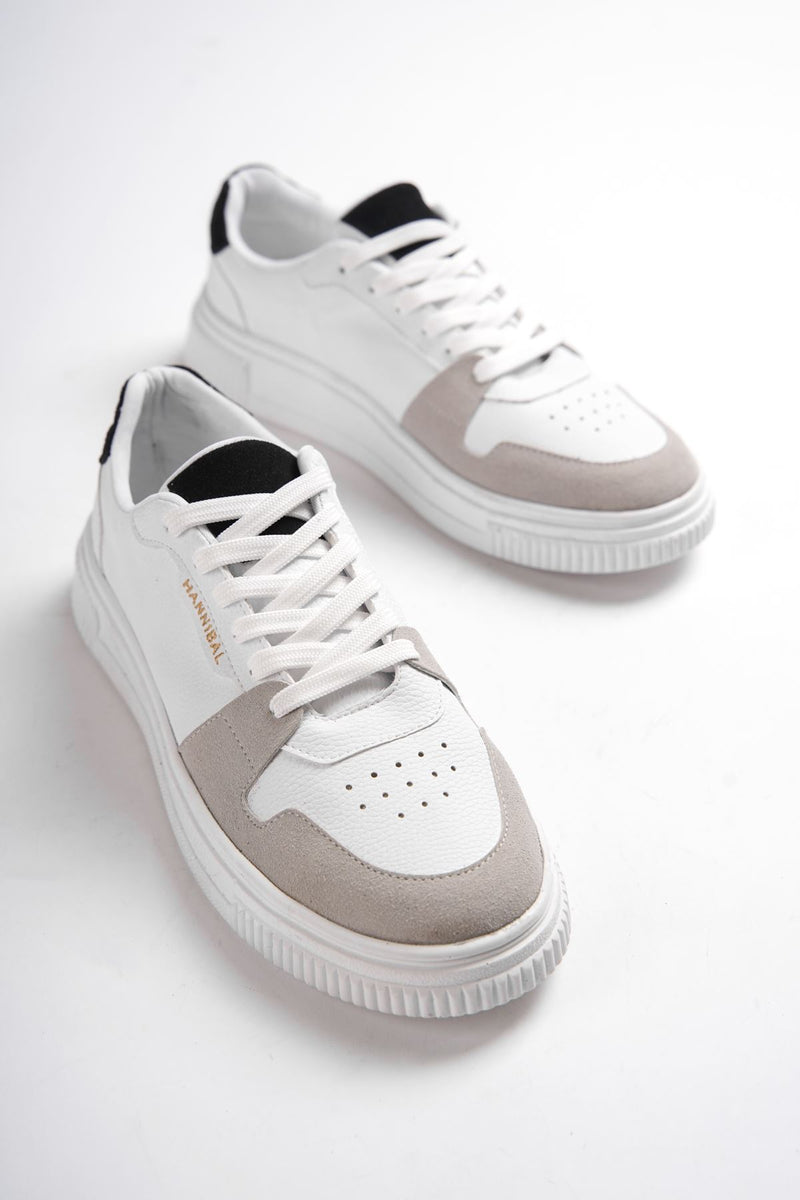 Men's Betria Gray Black Sneaker Shoes - STREET MODE ™