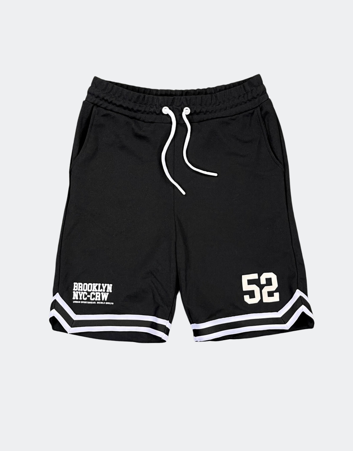 Men's 52 Oversized Jogger Black Shorts - STREET MODE ™