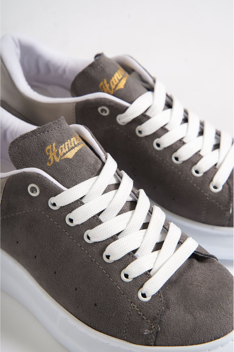 Men's Castor Gray Sneaker Shoes - STREET MODE ™