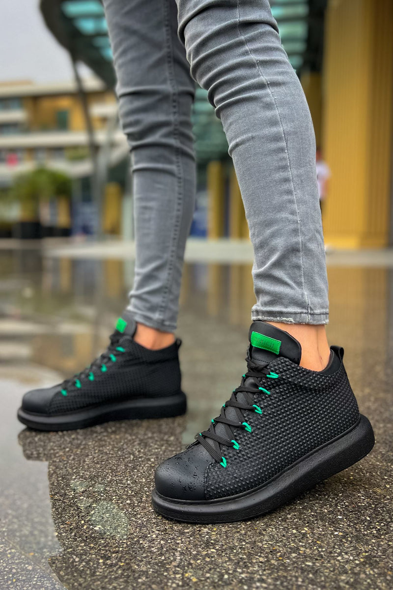 CH 111 Garni ST BLACK / GREEN men's sneakers shoes - STREETMODE ™