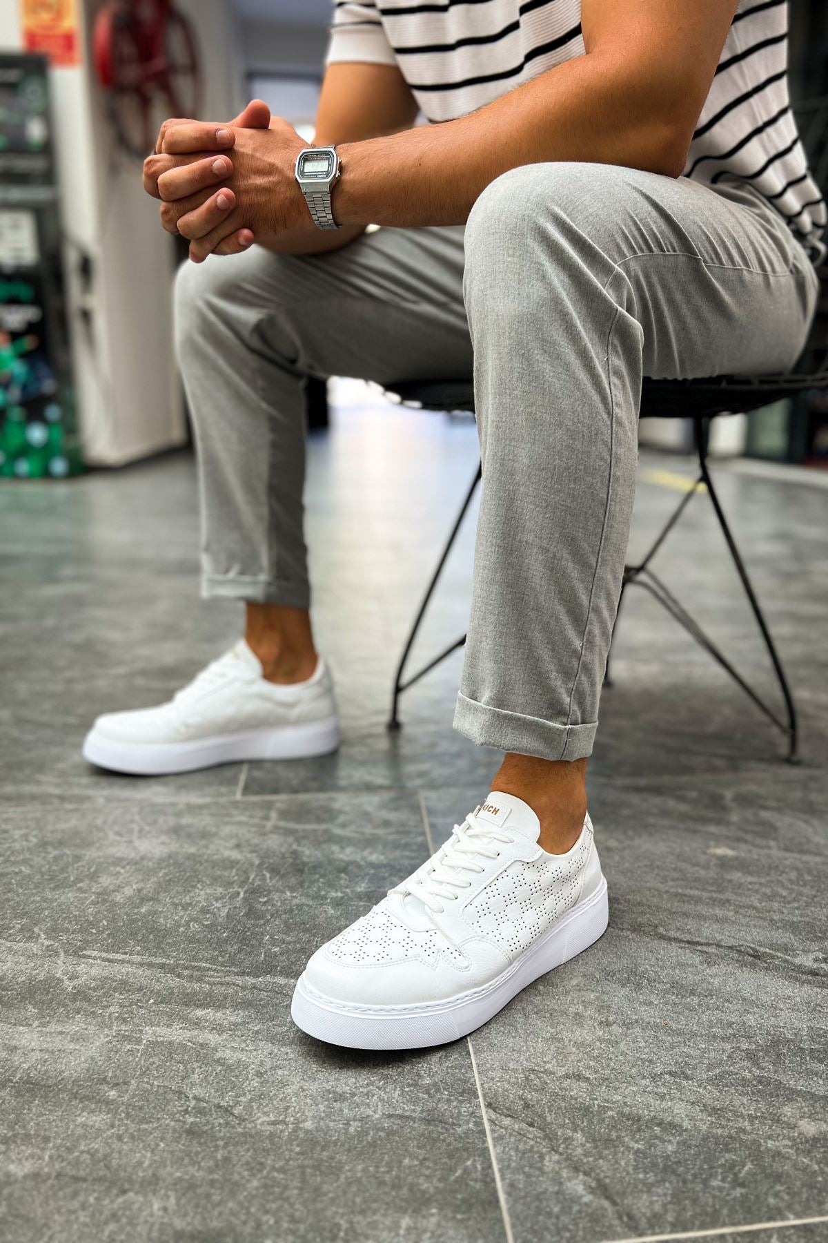 CH 153 İpekyol BT WHITE Men's shoes sneakers - STREETMODE ™