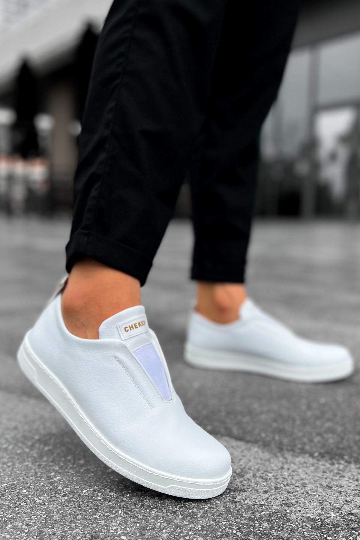 CH 195 men's sneakers shoes WHITE - STREETMODE ™