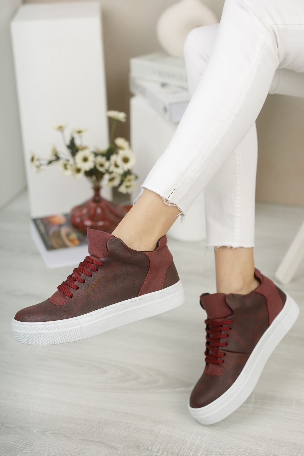 CH004 BT Women's Shoes MAROON - STREETMODE ™