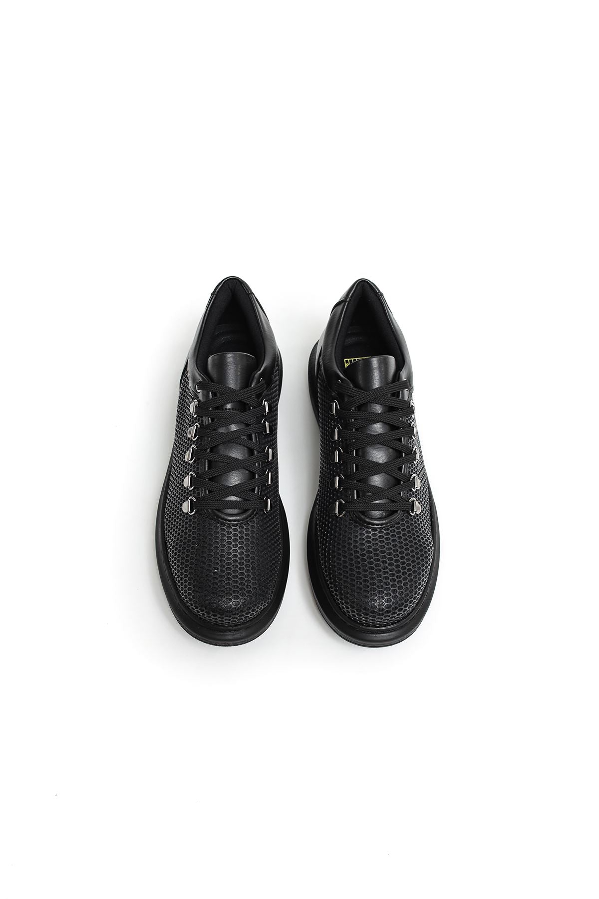 CH021 Men's Unisex Full black Honeycomb Processing Casual Sneaker Sports Shoes - STREETMODE ™
