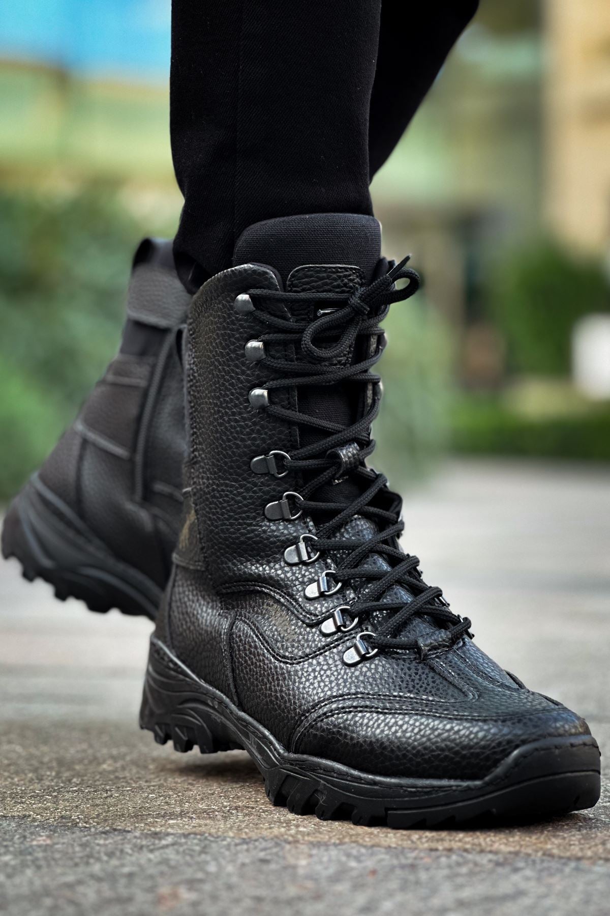 CH051 Men's Black Casual Sneaker Sports Boots - STREETMODE ™