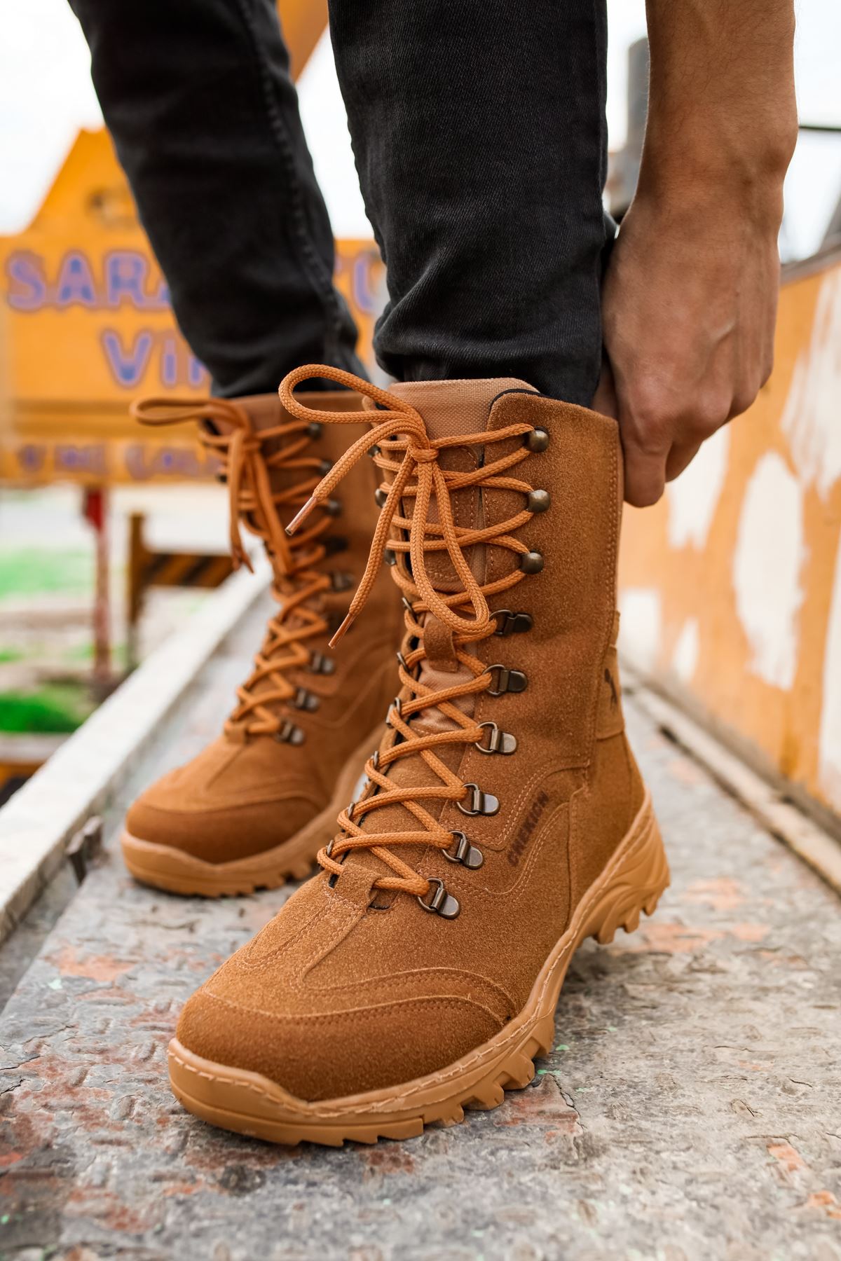 CH051 Men's Suede Casual Winter Boots - STREETMODE ™