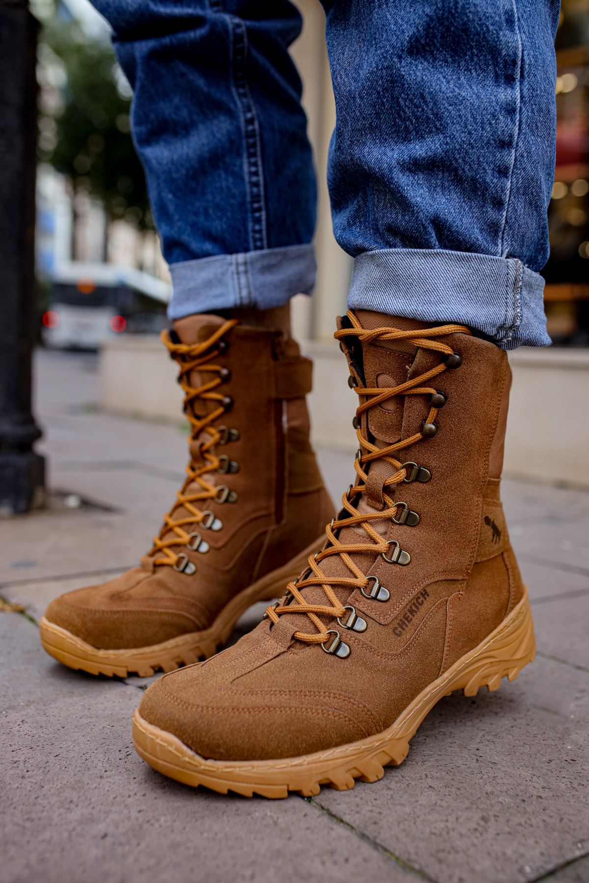 CH051 Men's Suede Casual Winter Boots - STREETMODE ™