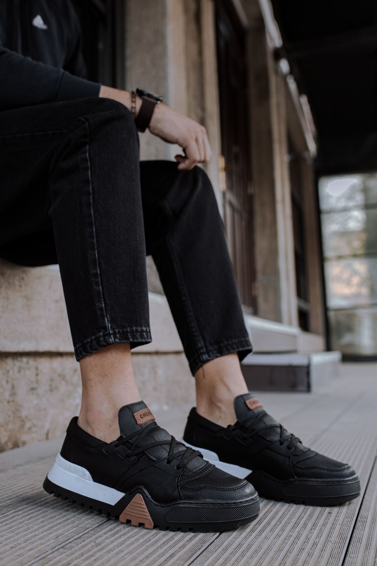 CH067 SBT Men's Sneaker Shoes BLACK / BLACK - STREETMODE ™