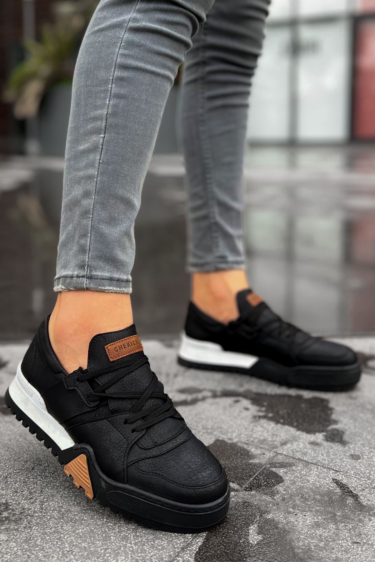 CH067 SBT Men's Sneaker Shoes BLACK / BLACK - STREETMODE ™