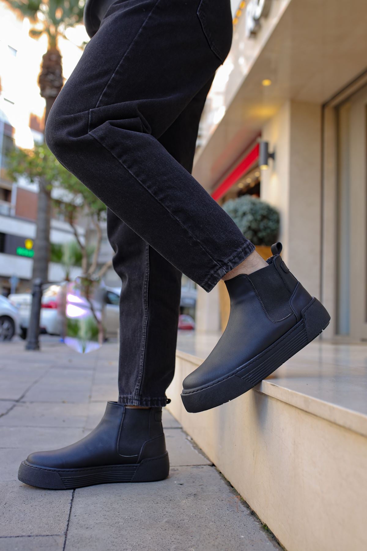 CH069 Men's Boots BLACK - STREETMODE ™