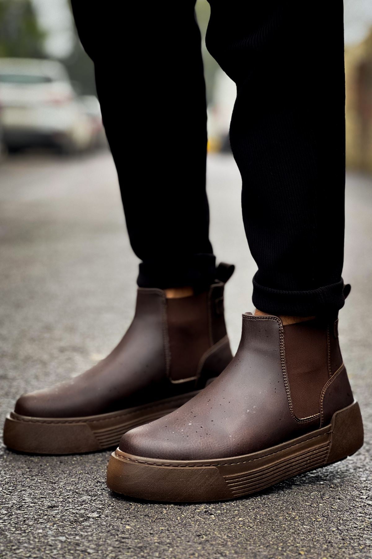CH069 Men's Boots BROWN - STREETMODE ™