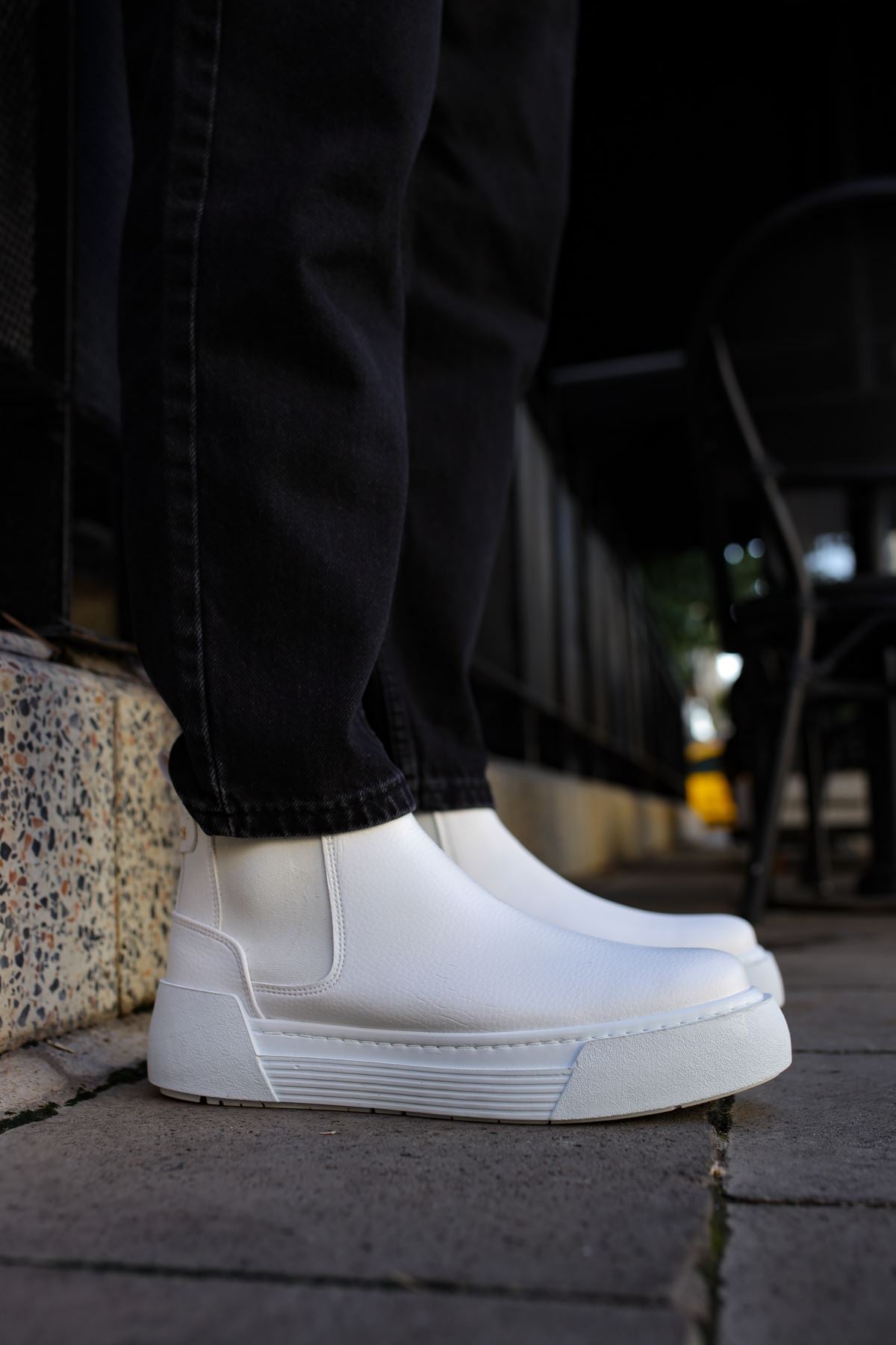 CH069 Men's Boots WHITE - STREETMODE ™