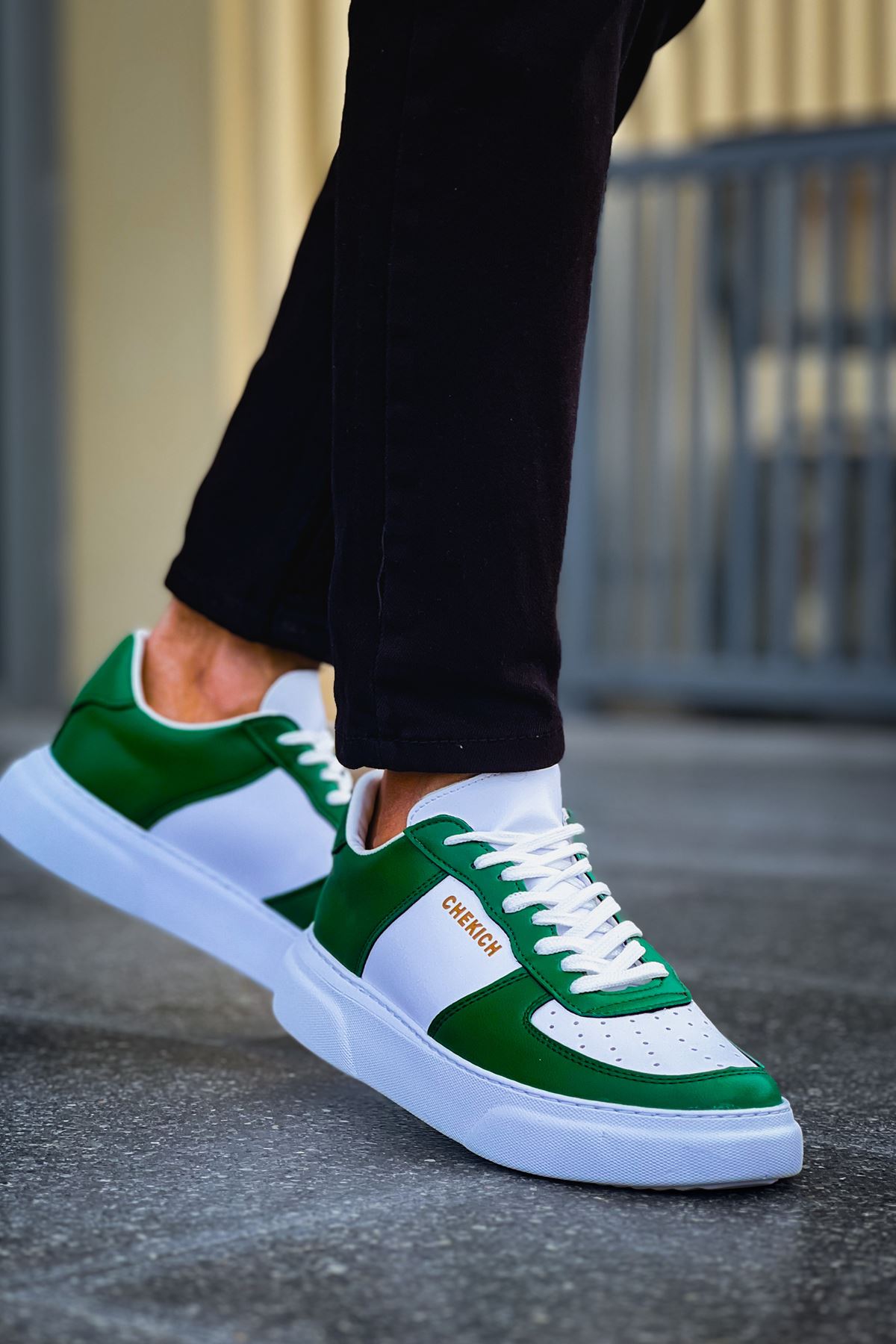 CH087 FBT Kenton Men's Shoes WHITE/GREEN