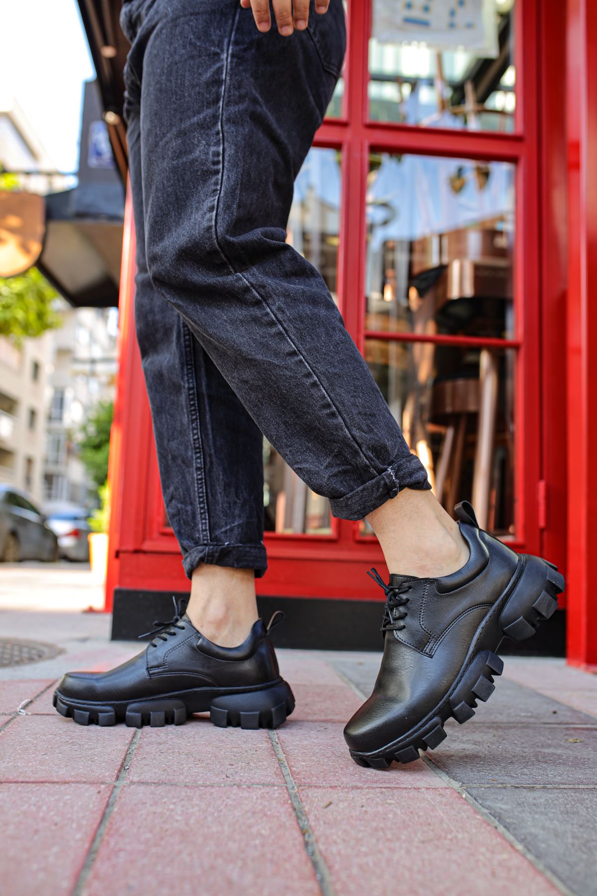 CH093 ST Men's-Unisex Shoes BLACK - STREETMODE ™