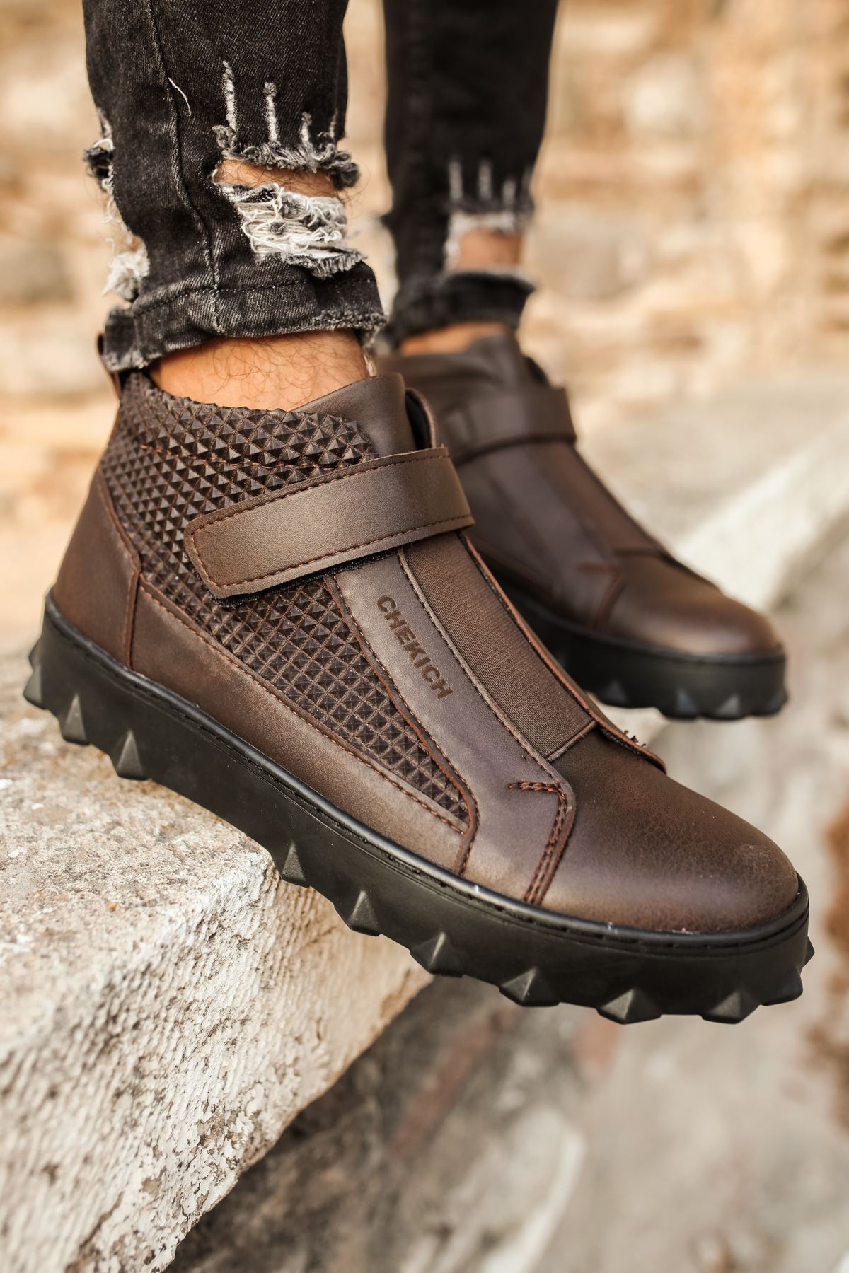 CH103 ST Men's Sneaker Boots BROWN - STREETMODE ™