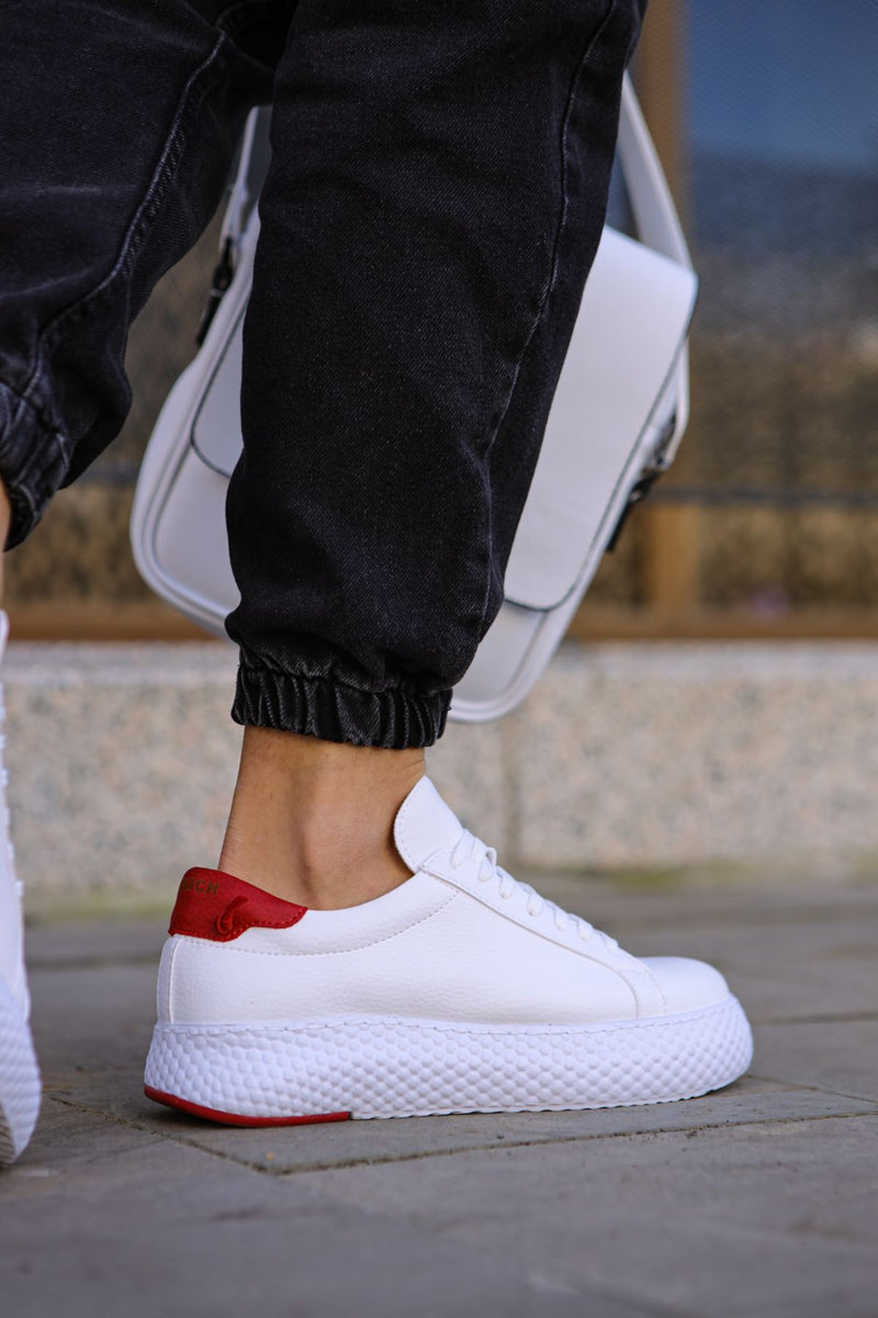 CH107 CBT Felibord Men's Shoes WHITE/RED - STREETMODE ™