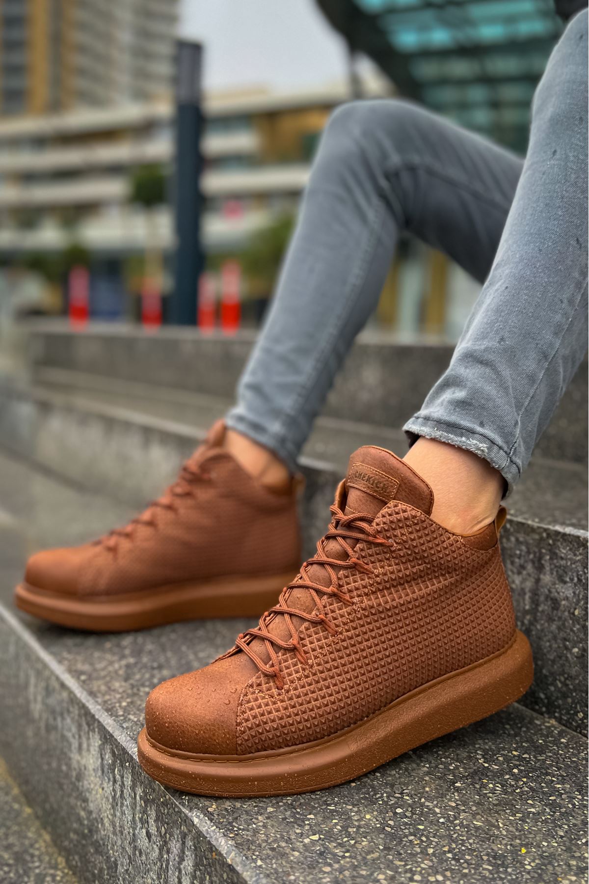 CH111 men's shoes sneakers Garni Brown - STREETMODE ™