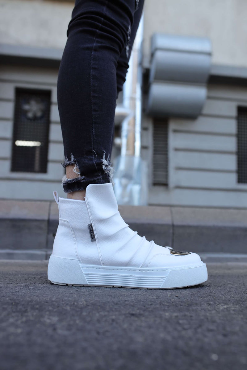 CH113 BT Men's-Unisex Boots WHITE - STREETMODE ™