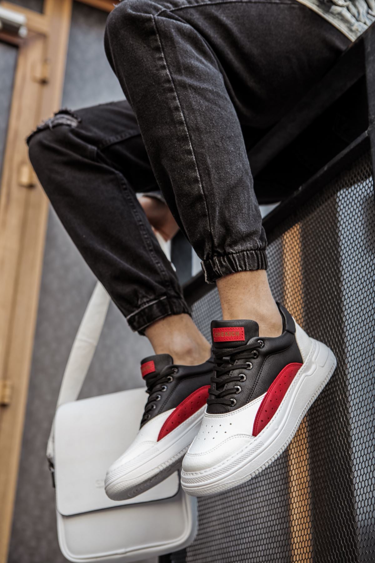 CH115 WS Men's Shoes WHITE / RED / BLACK - STREETMODE ™