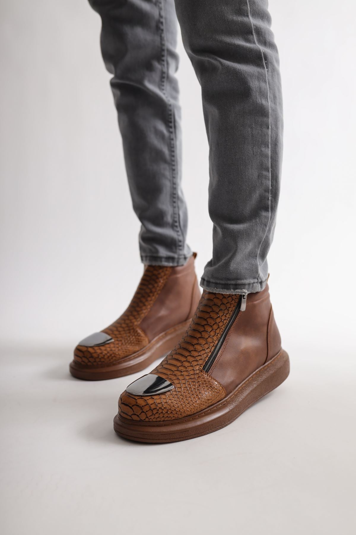 CH133 GRT Coccodrillo Men's Boots Brown - STREETMODE ™