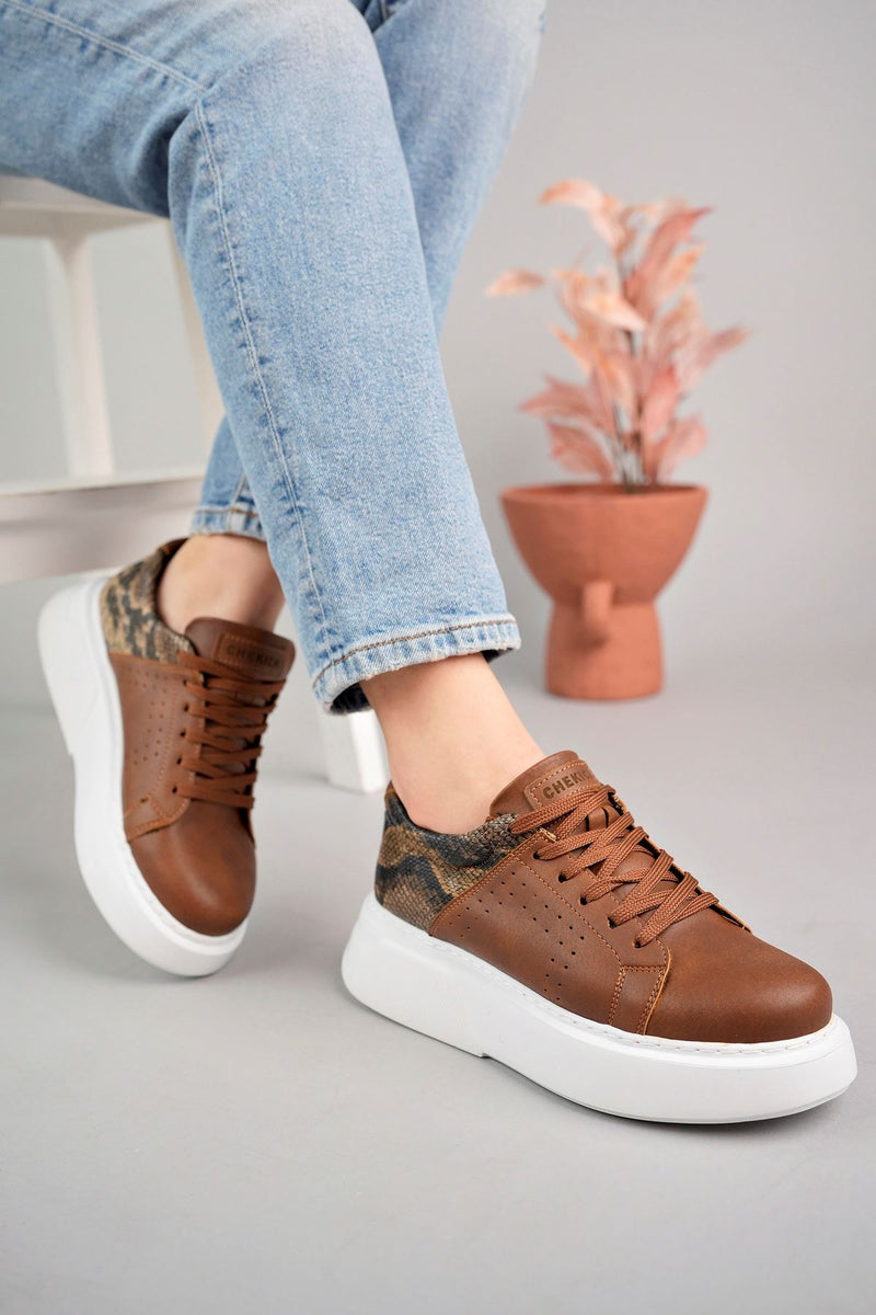 CH145 CBT Sauerbergg Women's Sneakers Shoes Brown - STREETMODE ™